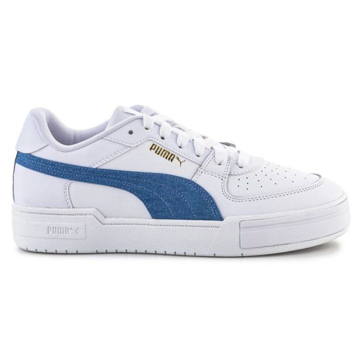 Uniseks sportbačiai PUMA Cali Pro Denim Casual, balti ir mėlyni