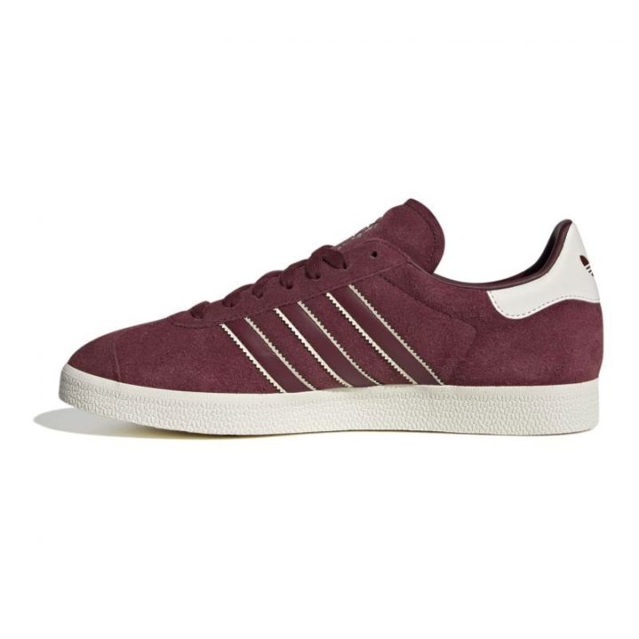 Vyriški nubuko sportbačiai adidas Gazelle, bordo