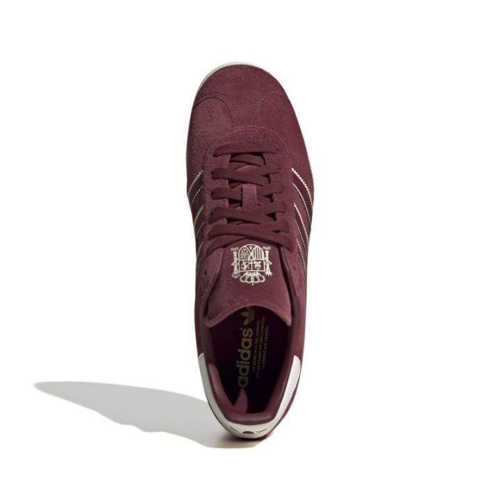 Vyriški nubuko sportbačiai adidas Gazelle, bordo