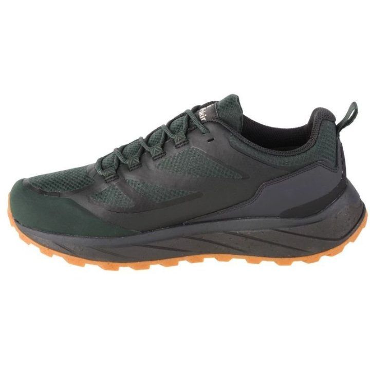 Vyriški žygio batai Jack Wolfskin Terraventure Texapore Low, juodi ir žali