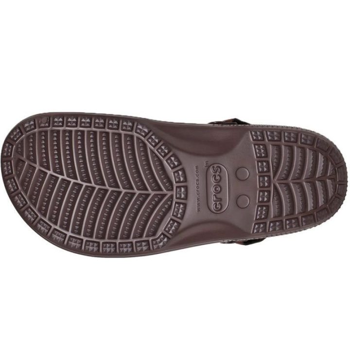 Vyriškos klumpės su lipukais Crocs Yukon Vista II LR, rudos