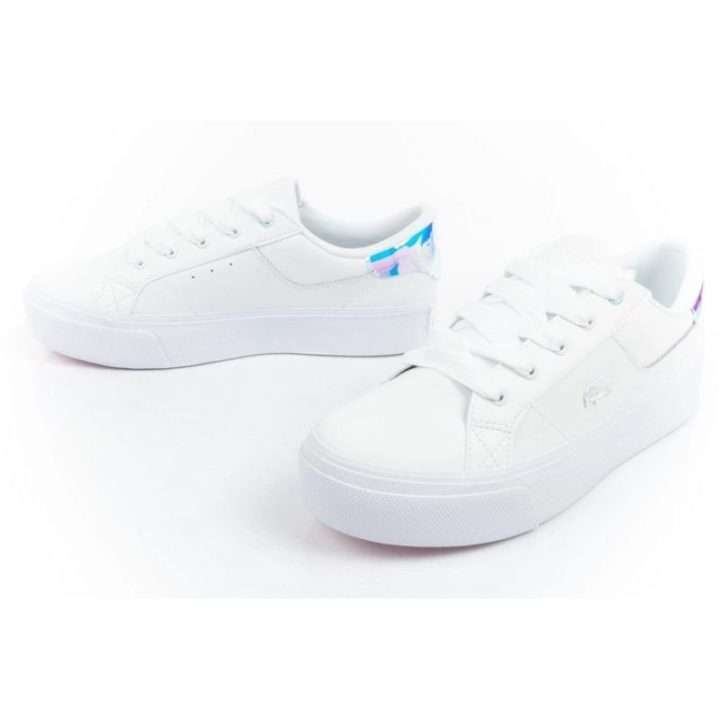 Moteriški odiniai sportbačiai Lacoste Ziane Platform, balti