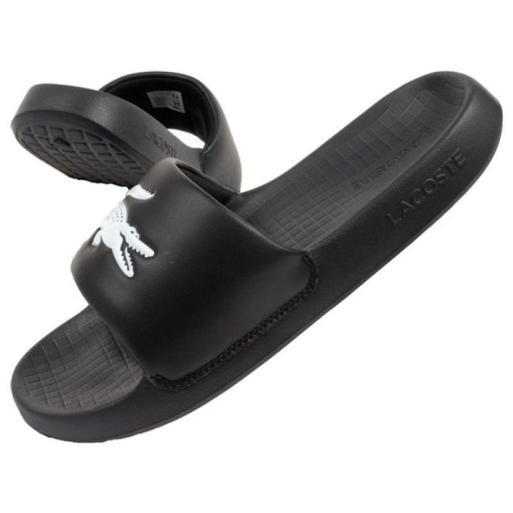 Vyriškos šlepetės Lacoste Serve Slide, juodos