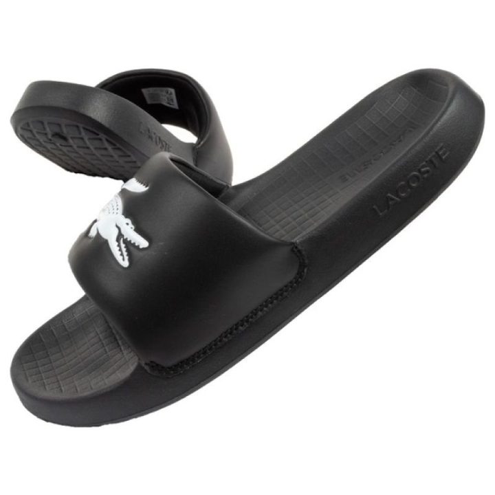 Vyriškos šlepetės Lacoste Serve Slide, juodos