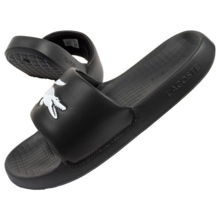 Vyriškos šlepetės Lacoste Serve Slide, juodos