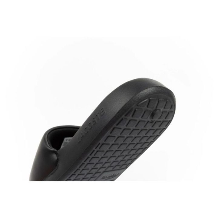 Vyriškos šlepetės Lacoste Serve Slide, juodos