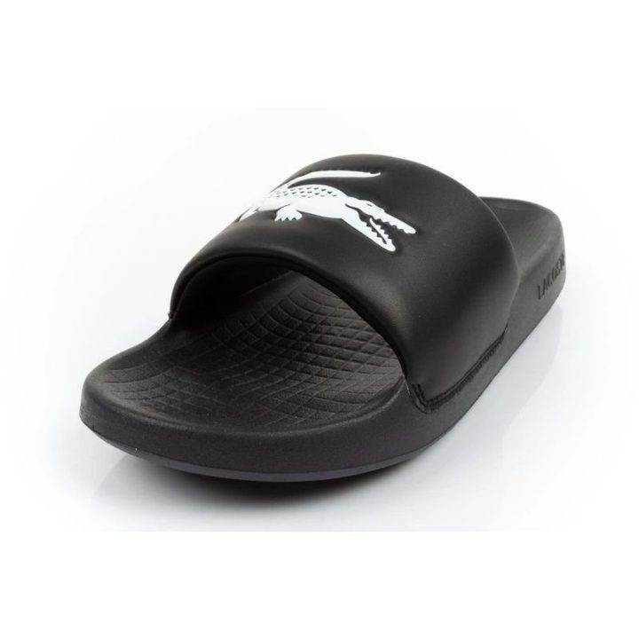 Vyriškos šlepetės Lacoste Serve Slide, juodos
