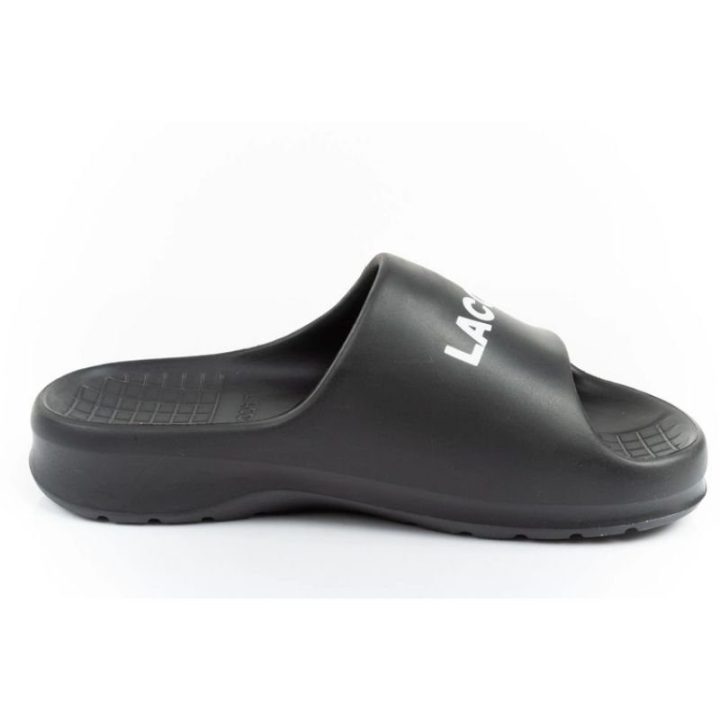 Moteriškos šlepetės Lacoste Serve Slide, juodos