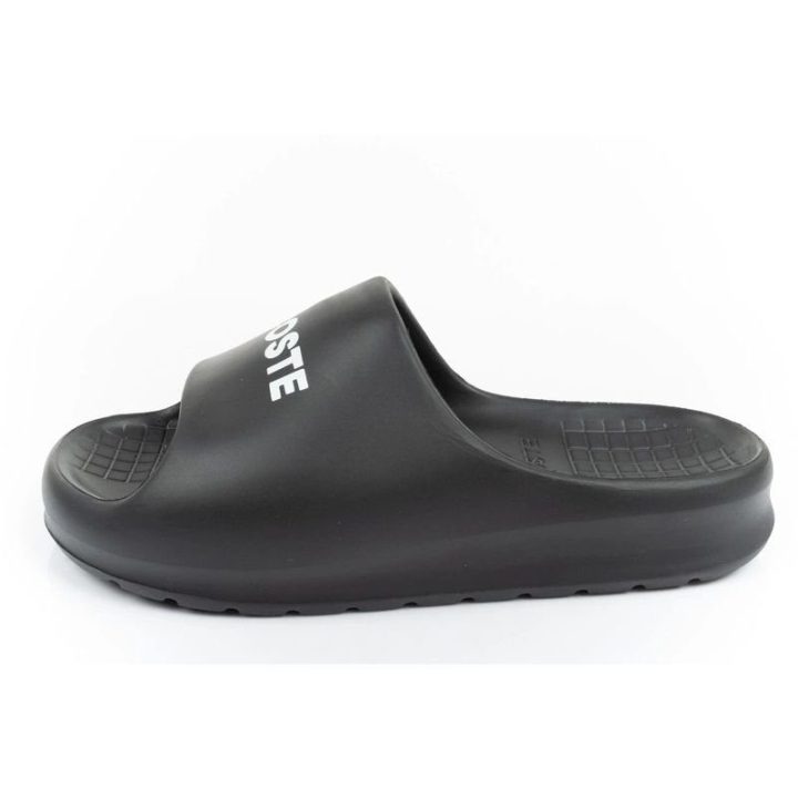 Moteriškos šlepetės Lacoste Serve Slide, juodos