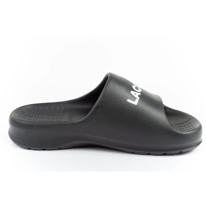 Moteriškos šlepetės Lacoste Serve Slide, juodos