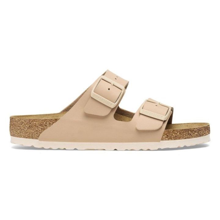 Moteriškos šlepetės su sagtimis Birkenstock Arizona, smėlio