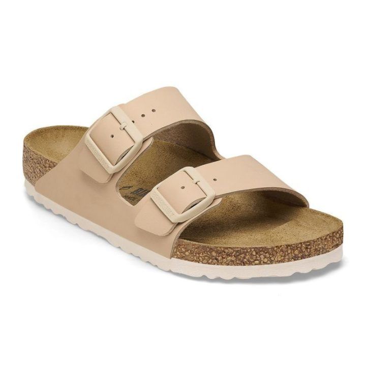 Moteriškos šlepetės su sagtimis Birkenstock Arizona, smėlio
