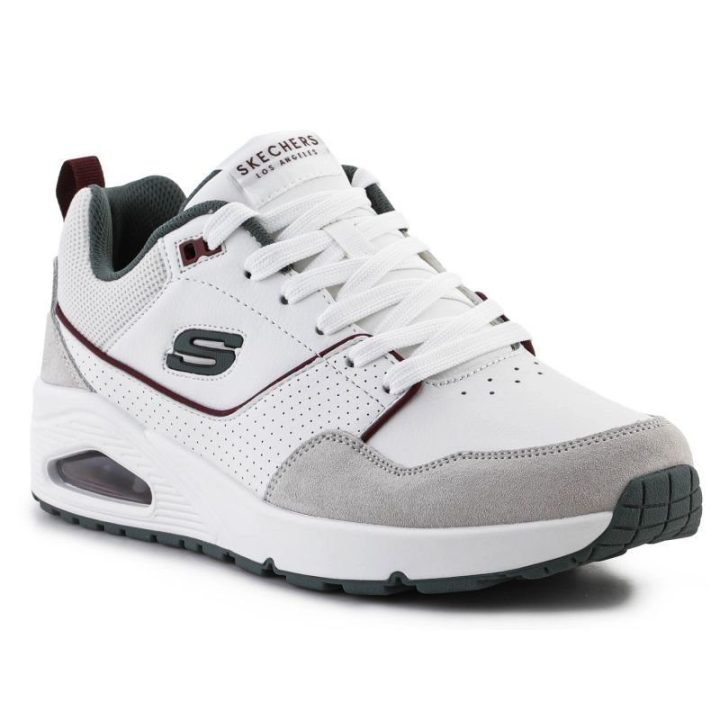 Vyriški sportbačiai Skechers Uno-Retro One, balti ir pilki