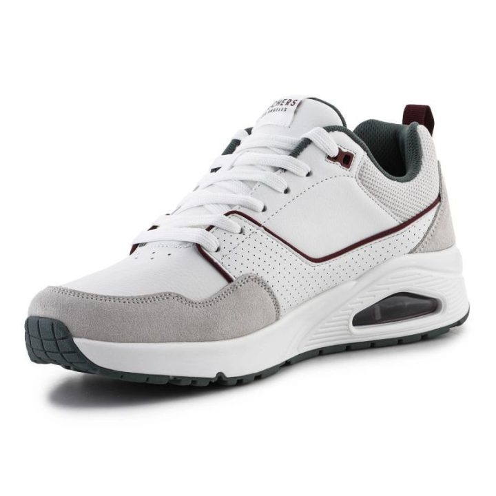 Vyriški sportbačiai Skechers Uno-Retro One, balti ir pilki