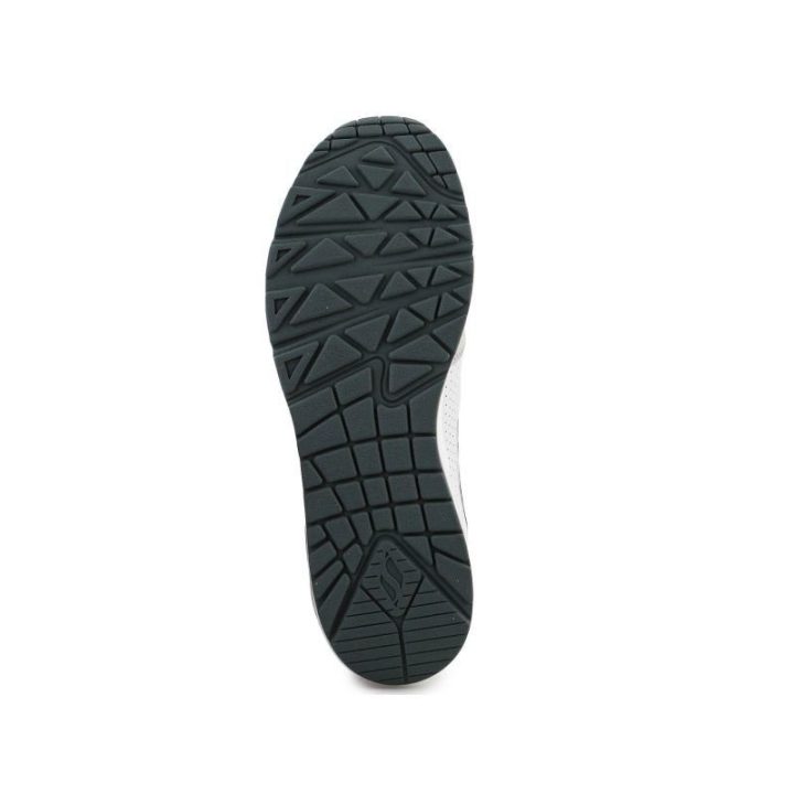 Vyriški sportbačiai Skechers Uno-Retro One, balti ir pilki