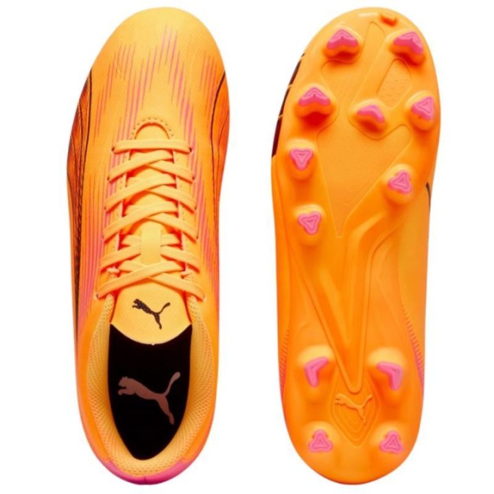 Vaikiški futbolo bateliai Puma Ultra Play FG/AG, oranžiniai