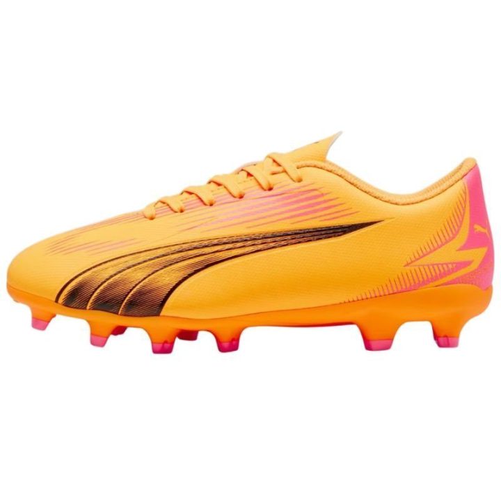 Vaikiški futbolo bateliai Puma Ultra Play FG/AG, oranžiniai