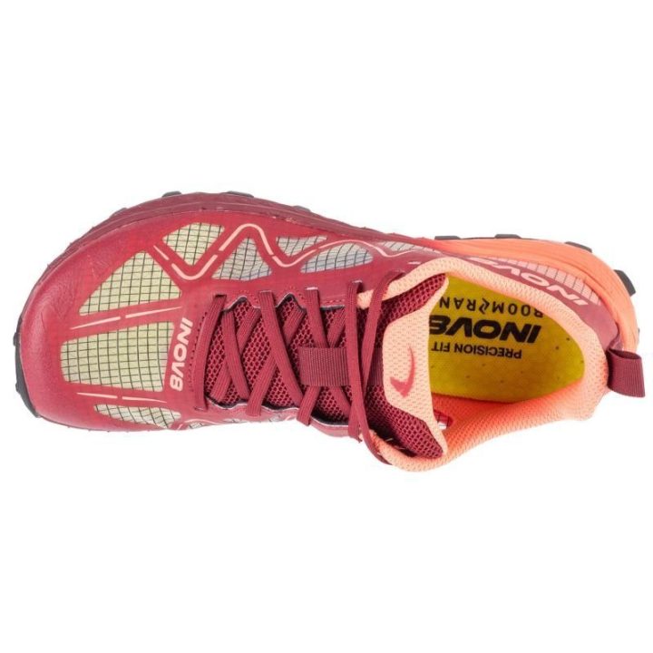 Moteriški bėgimo bekele bateliai Inov-8 MudTalon Speed, bordo