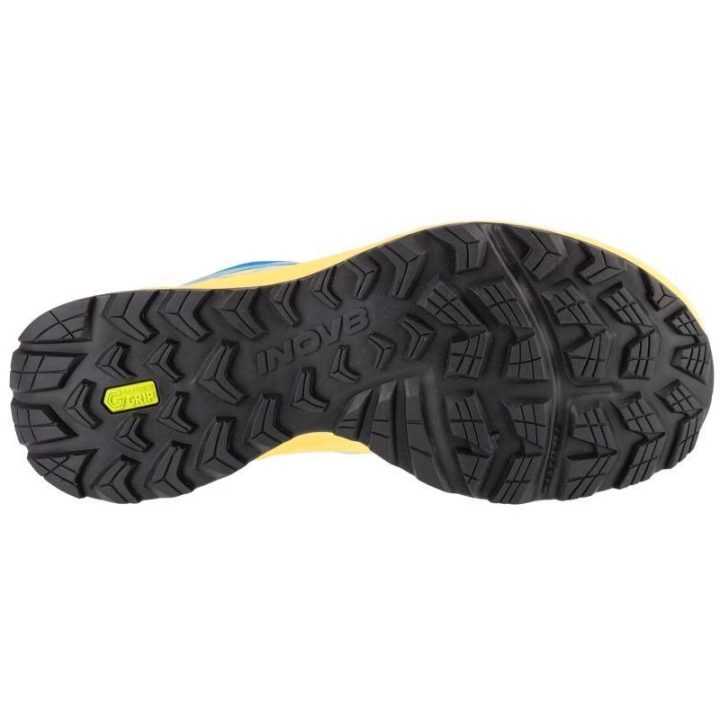 Vyriški bėgimo bateliai Inov-8 Trailfly Speed, mėlyni ir geltoni