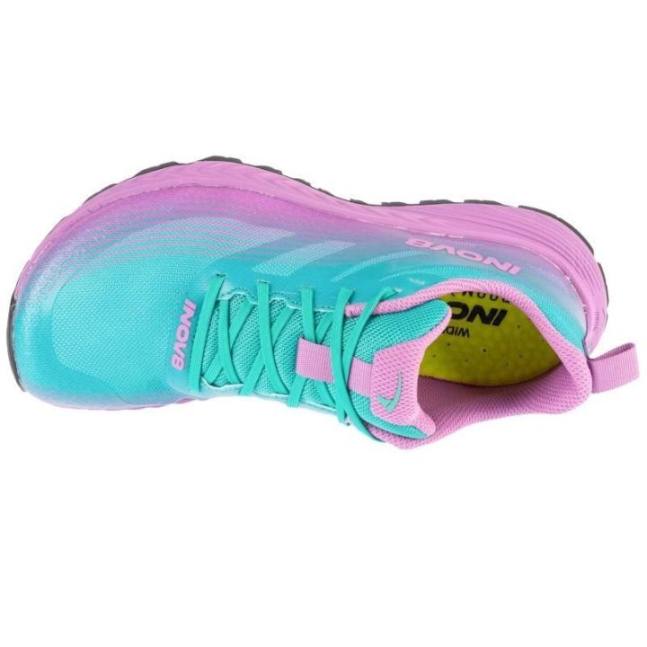 Moteriški bėgimo bekele bateliai INOV-8 Trailfly Speed, violetiniai-mėlyni