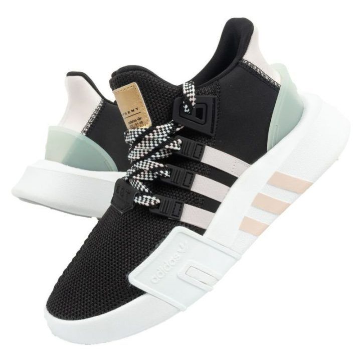 Moteriški aukšti sportbačiai adidas EQT Bask Adv su storu padu