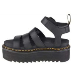 Moteriškos basutės su platforma Dr. Martens Blaire Quad, juodos