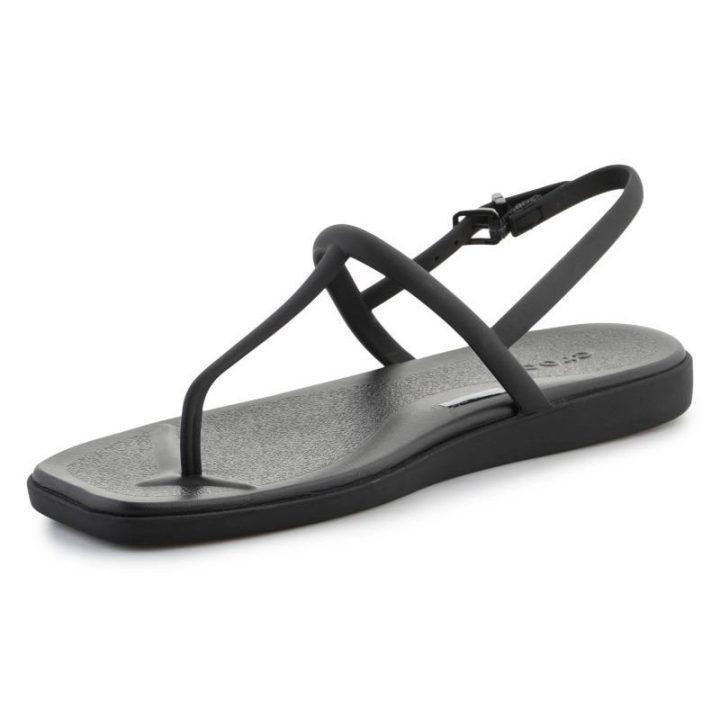 Moteriškos šlepetės per pirštą Crocs Miami, juodos