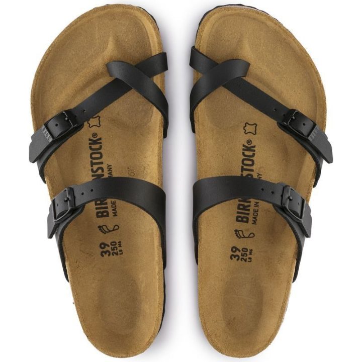 Moteriškos šlepetės per pirštą Birkenstock Mayari