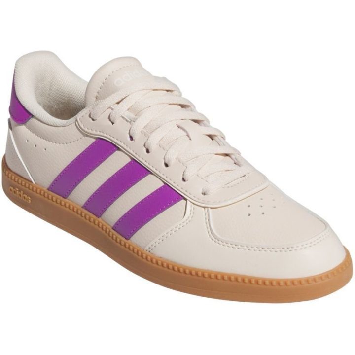 Moteriški suvarstomi batai adidas Breaknet Sleek, balti ir rožiniai