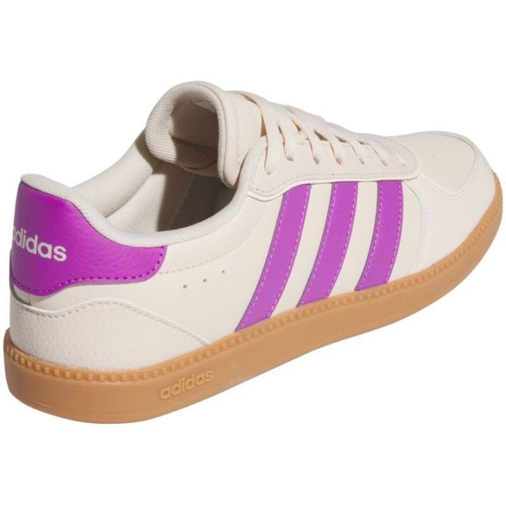 Moteriški suvarstomi batai adidas Breaknet Sleek, balti ir rožiniai