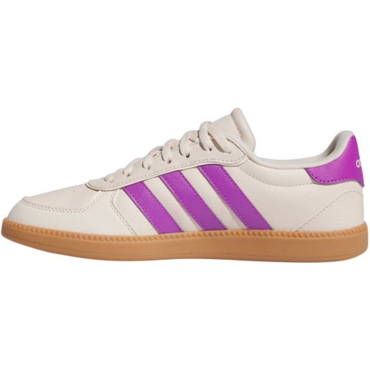 Moteriški suvarstomi batai adidas Breaknet Sleek, balti ir rožiniai