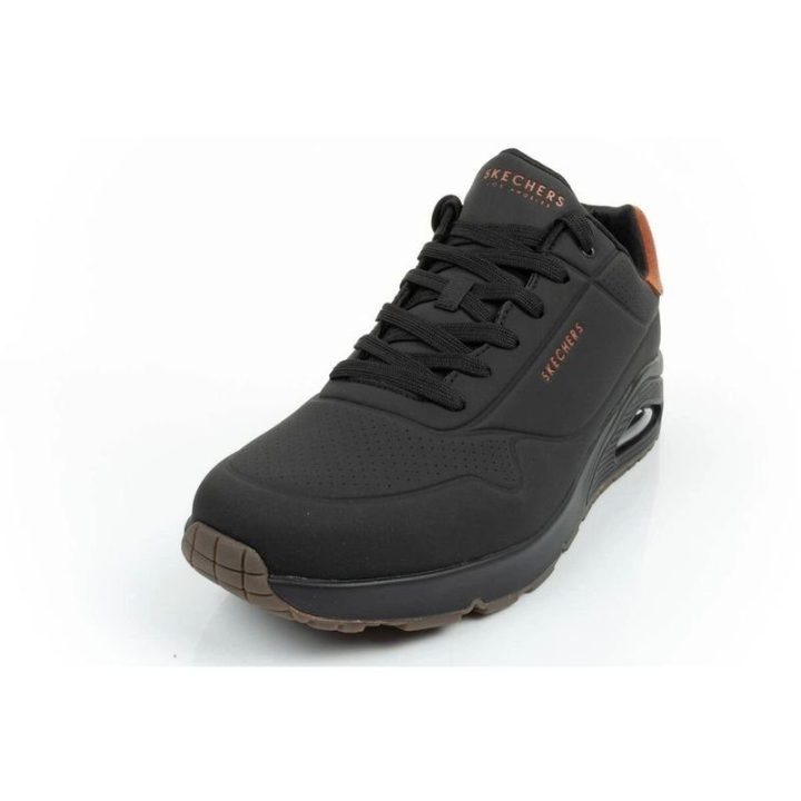 Vyriški suvarstomi sportbačiai Skechers Uno 183004/BBK, juodi