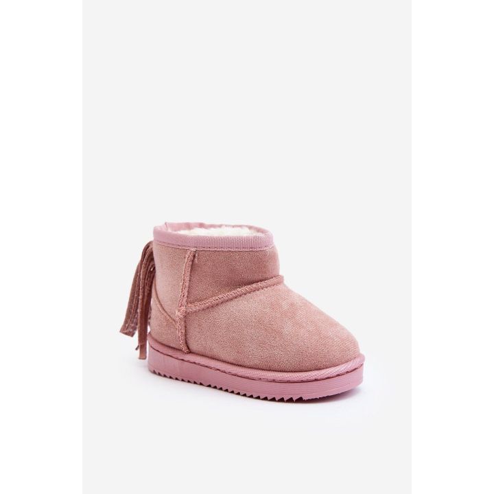 Vaikiški vilnoniai sniego batai su kutais Pink Mikyla