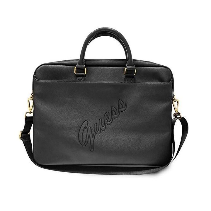 Guess Peat GUCB15PUSASBK 16 juoda/juoda Saffiano Script