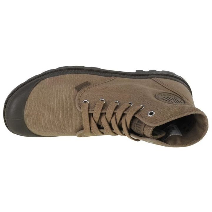 Vyriški sportbačiai su gumine nosele Palladium Pampa Hi, žali