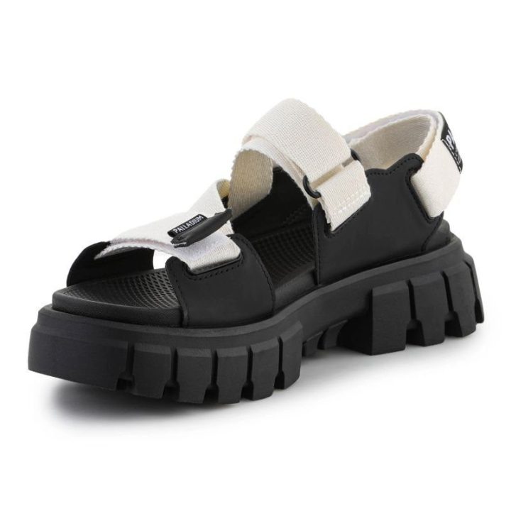 Moteriškos basutės su platforma Palladium Revolt Sandal, tamsiai chaki