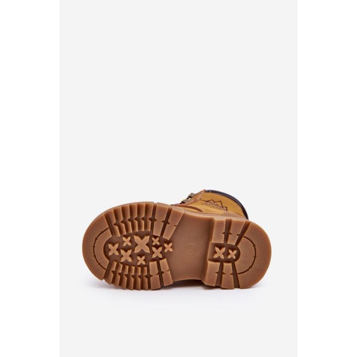 Vaikiški batai su pamušalu Trappers Camel Walter
