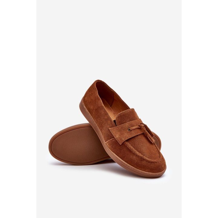 Vyriški zomšiniai batai Zazoo 1566 Brown