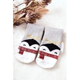 Kalėdinės kojinės Penguin Grey