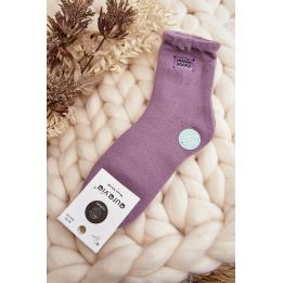 Moteriškos storos kojinės Purple