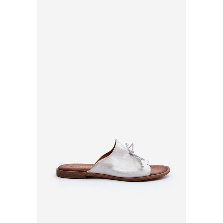 Odiniai moteriški sandalai Zazoo 2659/005 Silver