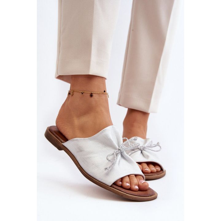 Odiniai moteriški sandalai Zazoo 2659/005 Silver