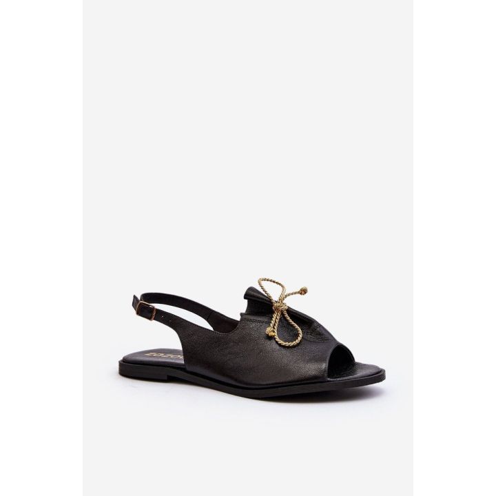 plokšti sandalai Zazoo 2898 Black