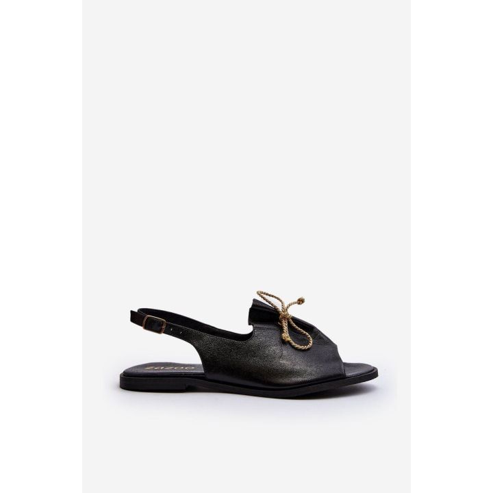 plokšti sandalai Zazoo 2898 Black