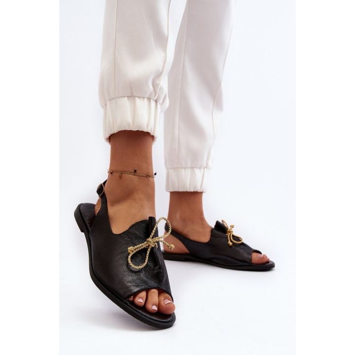 plokšti sandalai Zazoo 2898 Black