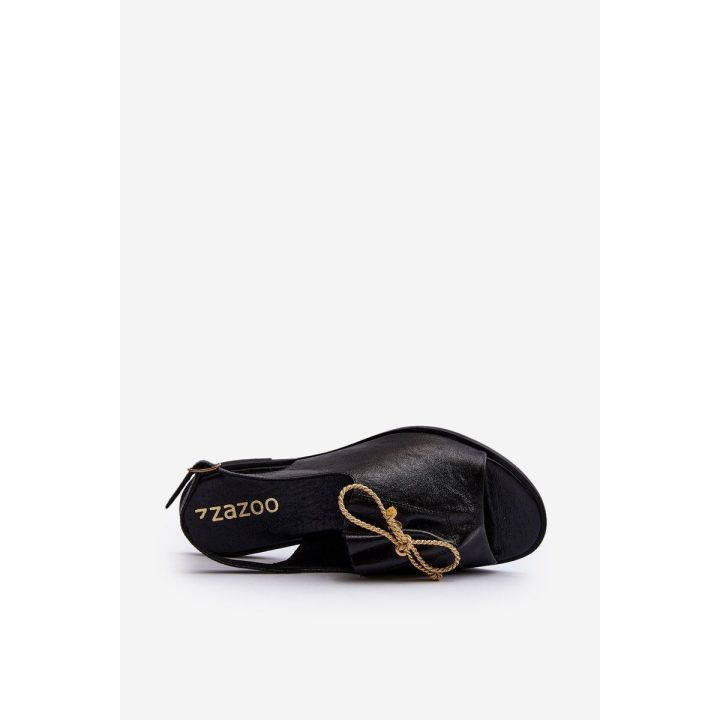 plokšti sandalai Zazoo 2898 Black