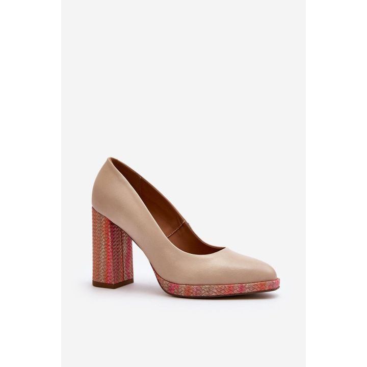 Bateliai ant kulno Laura Messi 2746 Smėlio spalvos