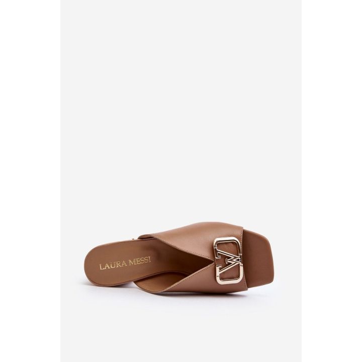 Elegantiški moteriški sandalai Laura Messi 2771 Smėlio spalvos