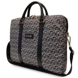 Torba Guess GCube Stripes prie nešiojamojo kompiuterio 16 - czarna