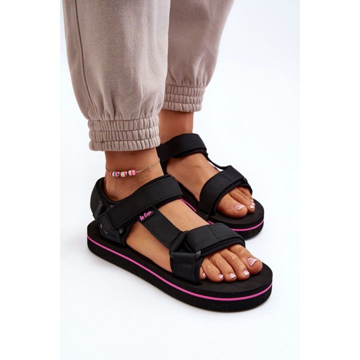 platforminiai sandalai by Lee Cooper LCW 2751L Black